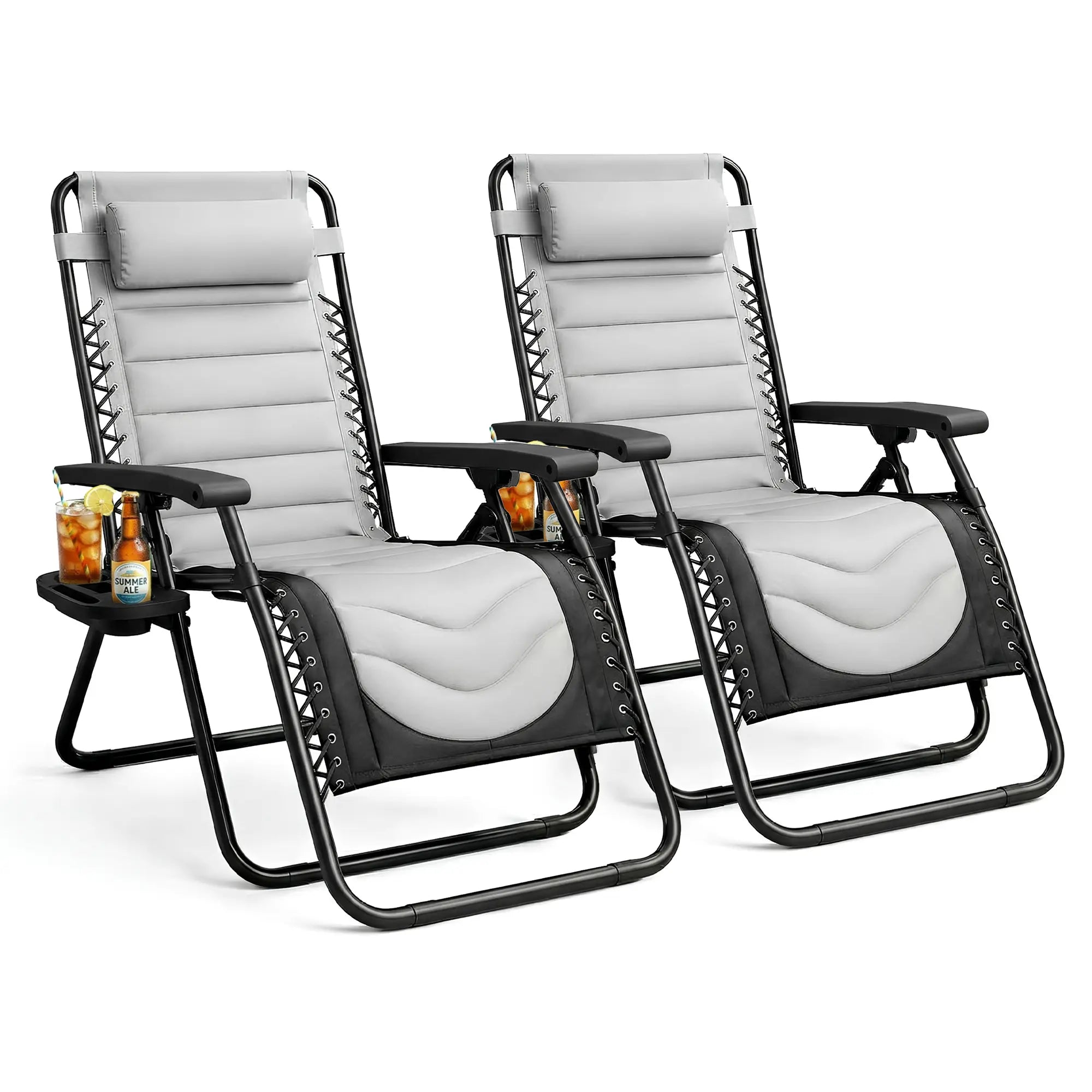 Set of 2 Heavy Zero Gravity Chair