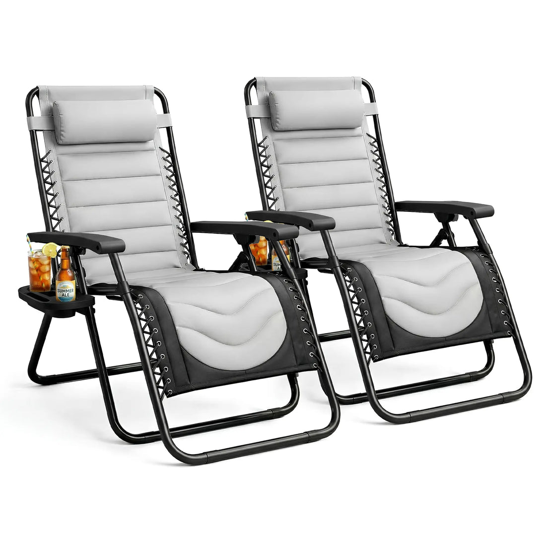 Set of 2 Heavy Zero Gravity Chair