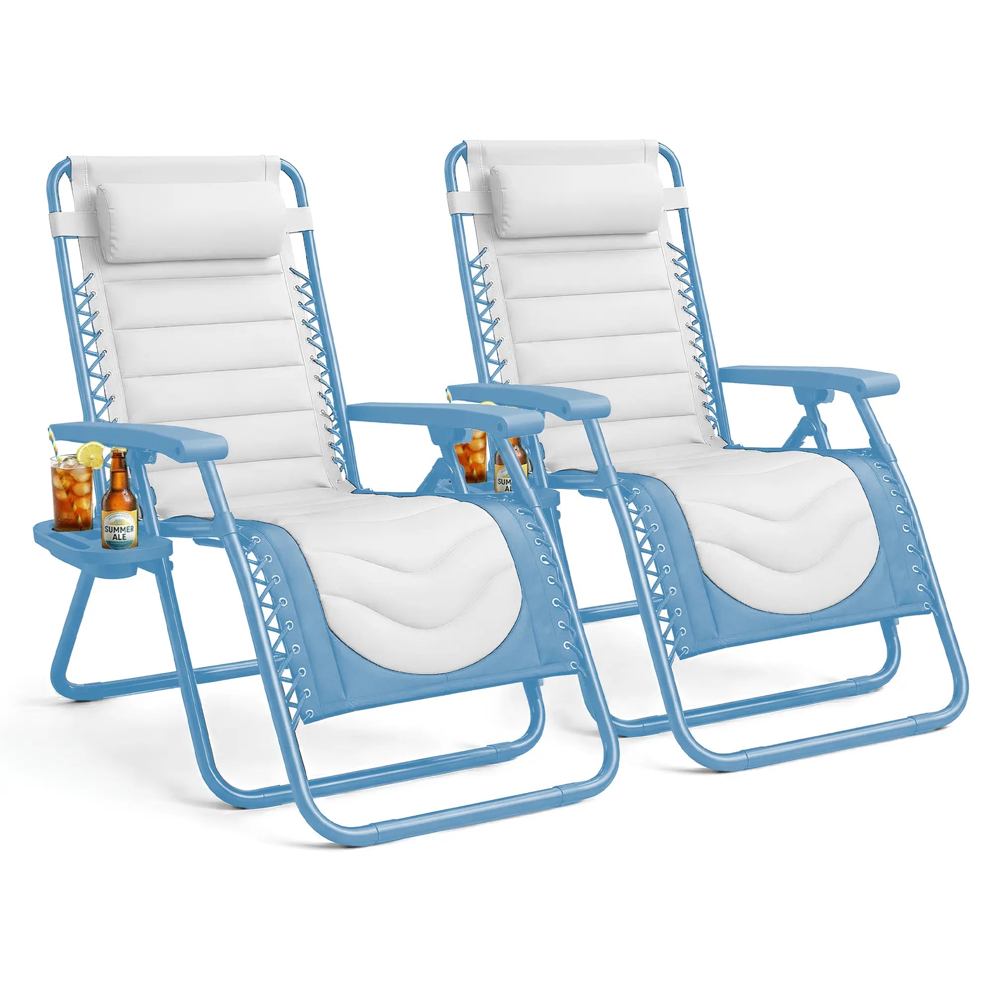 Set of 2 Heavy Zero Gravity Chair
