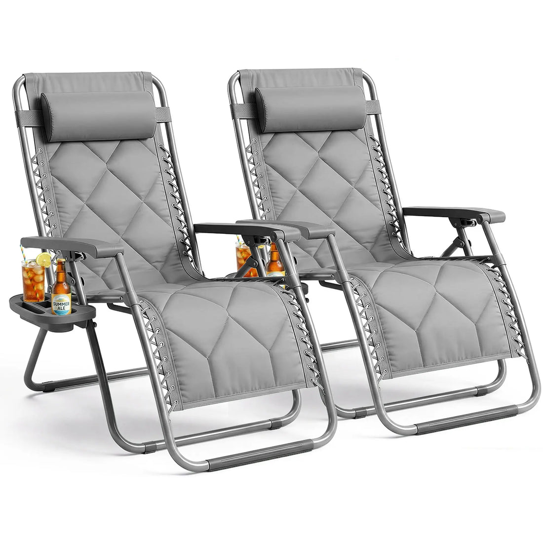 Set of 2 Heavy Zero Gravity Chair