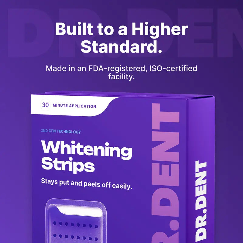 Purple Teeth Whitening Strips