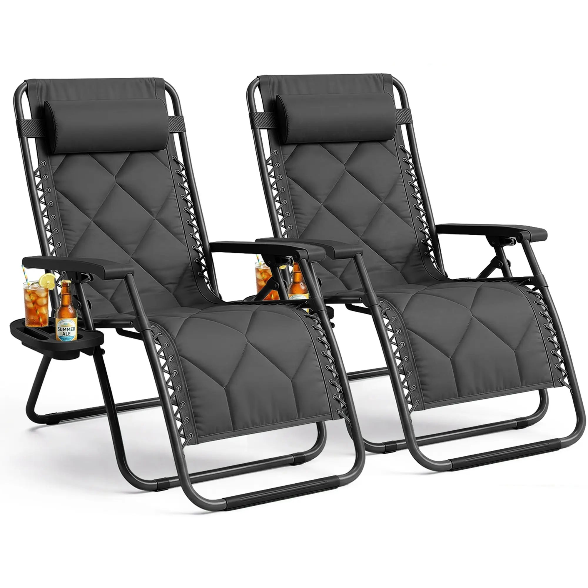 Set of 2 Heavy Zero Gravity Chair
