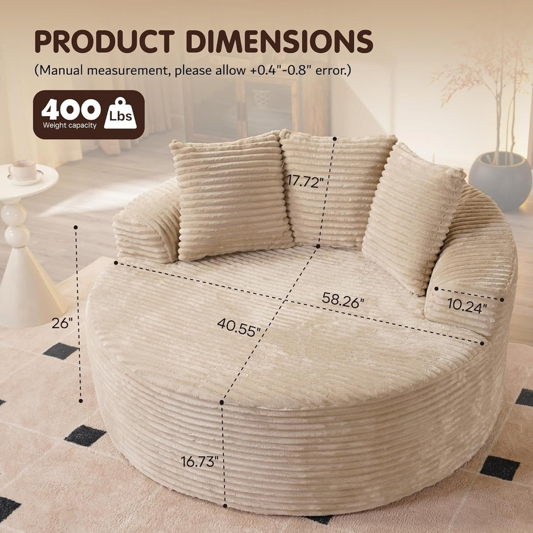 Premium Fluffy Sofa Bed