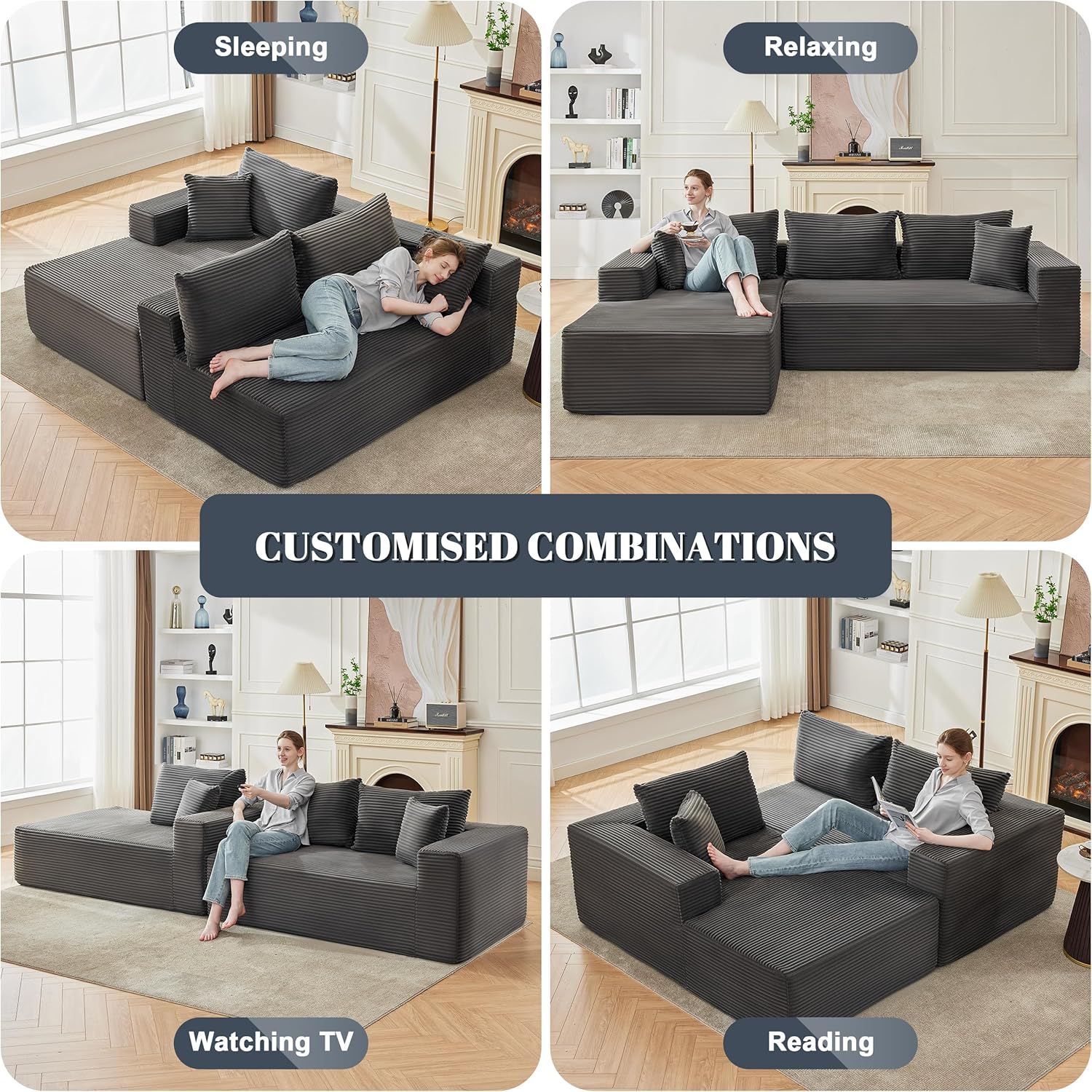 Clearance : Boneless Cloud Couch