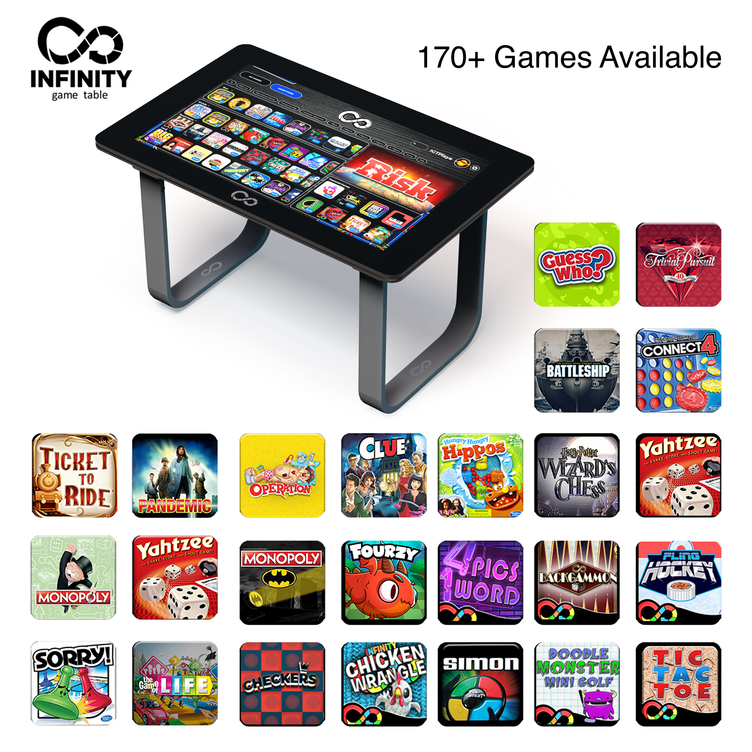 Lumen Infinity Game Table (170+ Games!)