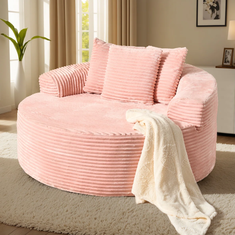 Lumen Boneless Round Foam Chair