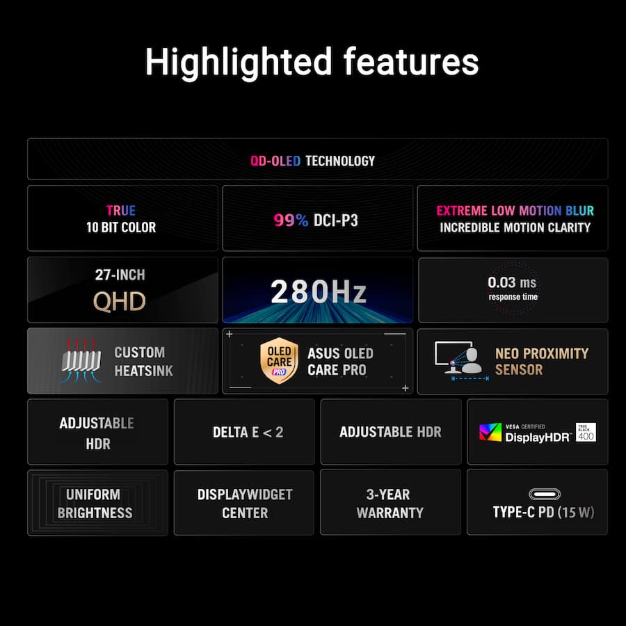 Strix 4K OLED Gaming Monitor