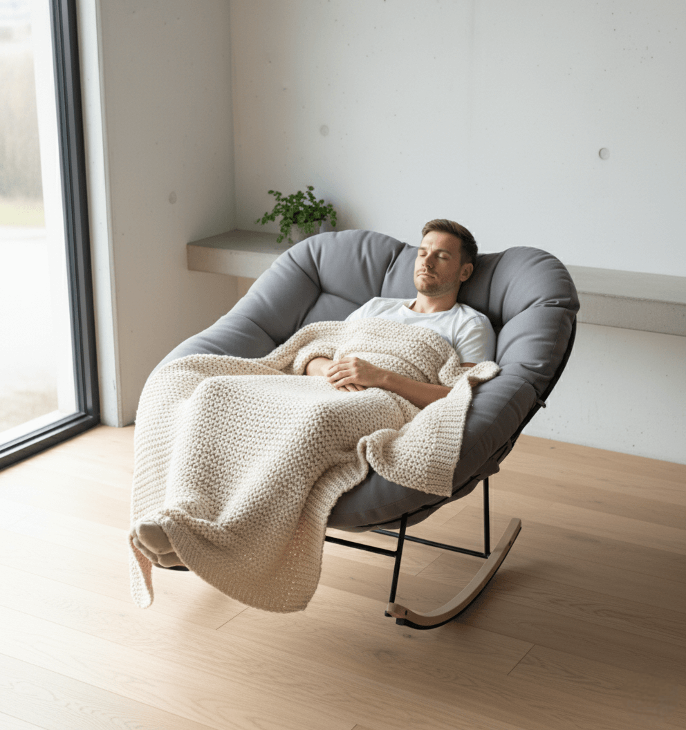 Lumen Bouncy Oversized Rocking Chair