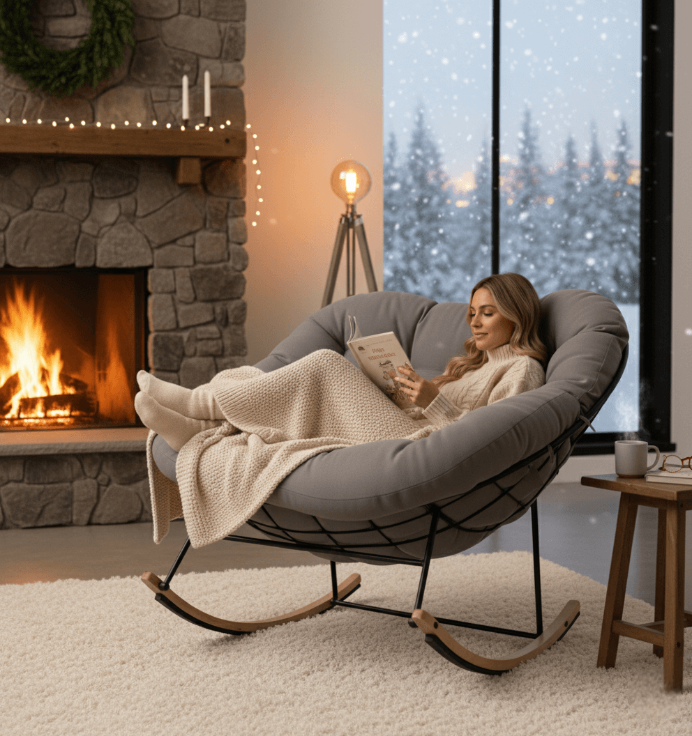 Lumen Bouncy Oversized Rocking Chair