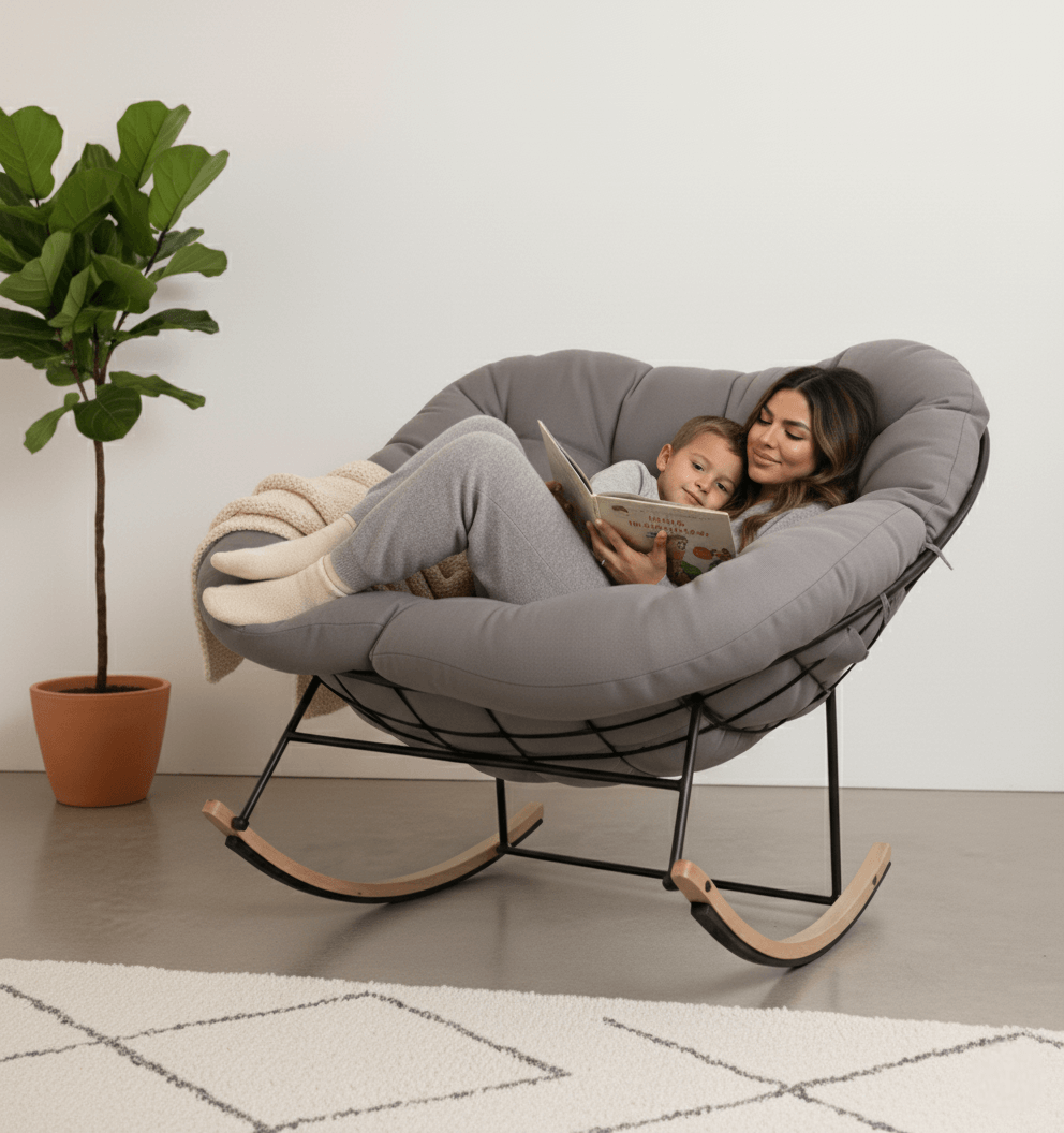 Lumen Bouncy Oversized Rocking Chair