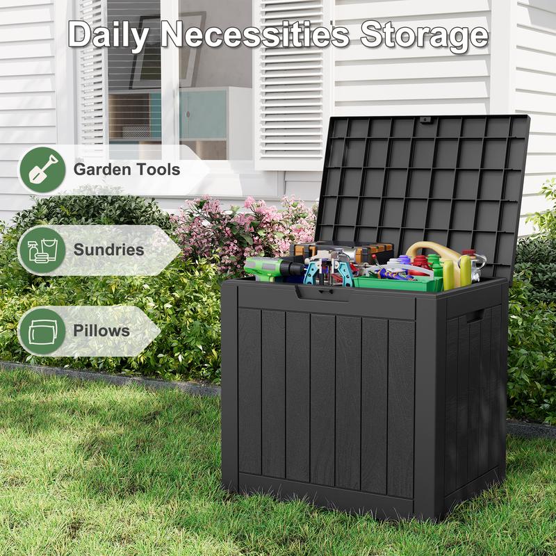 Lumen 31-Gallon Outdoor Storage Box, Waterproof & UV-Resistant
