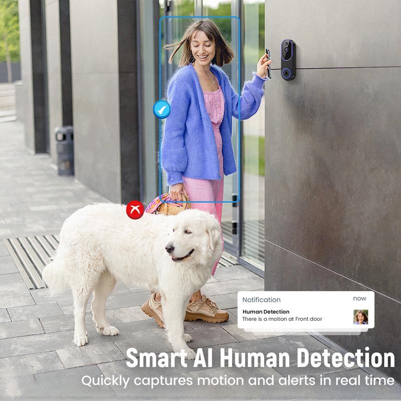 Lumen 1080P Wireless Video Doorbell Camera