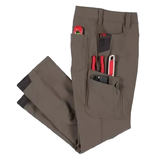 Lumen Men's 8-PACK FREEFLEX Tech Work Pants With 7 Pockets