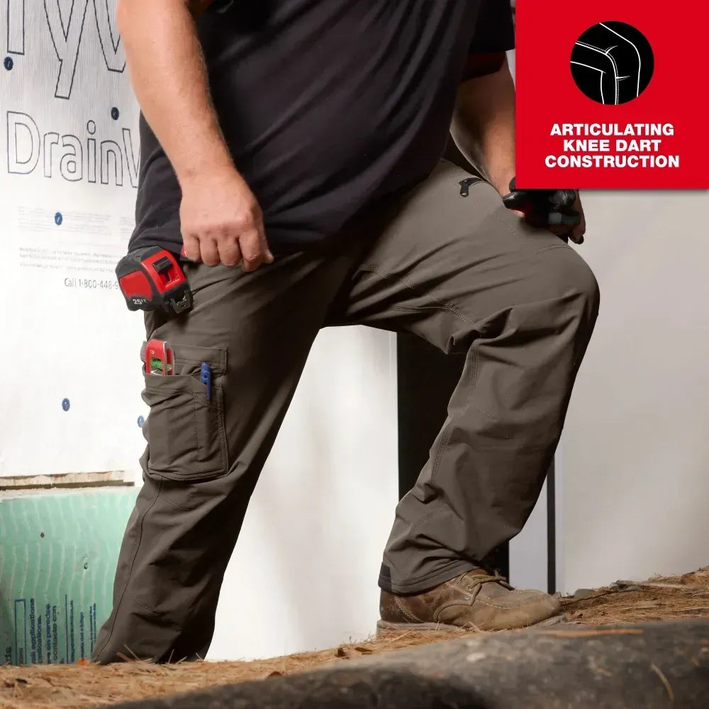 Lumen Men's 8-PACK FREEFLEX Tech Work Pants With 7 Pockets