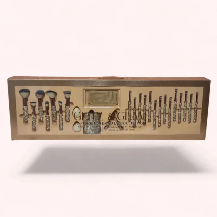 Lumen Glitz & Glam Brush Set (32-Piece Makeup Kit)