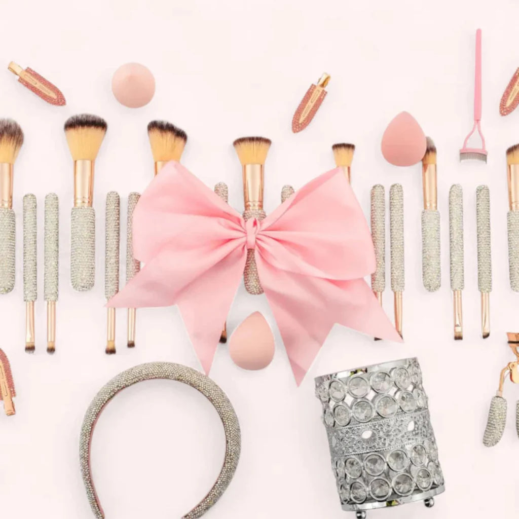 Lumen Glitz & Glam Brush Set (32-Piece Makeup Kit)