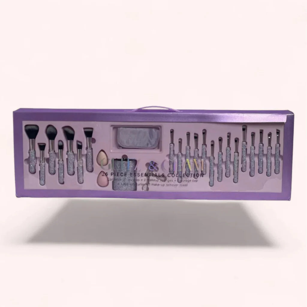 Lumen Glitz & Glam Brush Set (32-Piece Makeup Kit)