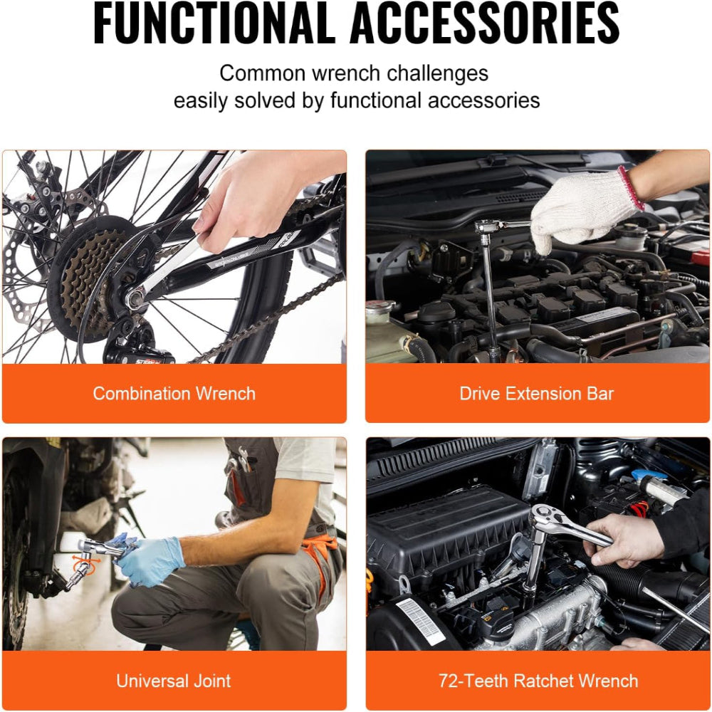Lumen Complete Mechanics Tool Set (450-Piece Tool Kit)