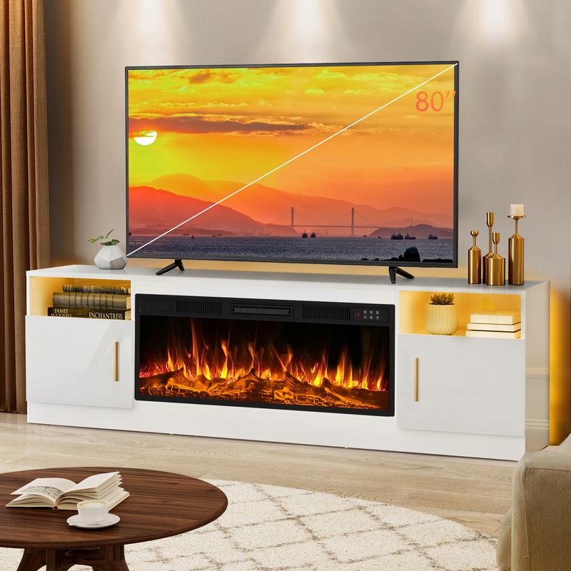 Clearance : Lumen Fireplace TV Stand