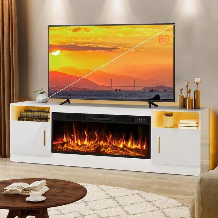 Clearance : Lumen Fireplace TV Stand