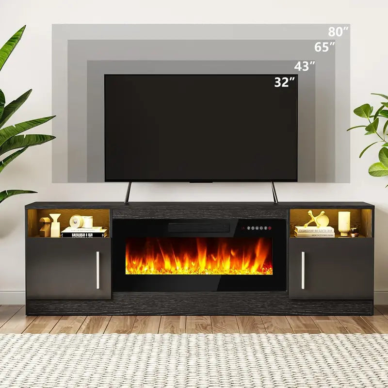 Lumen Fireplace TV Stand
