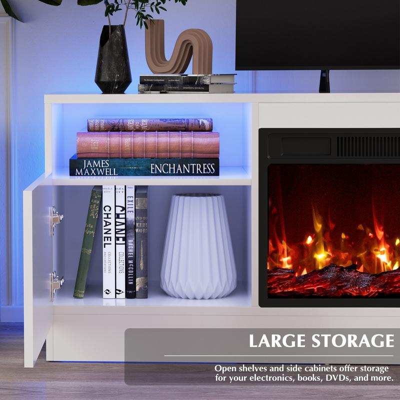 Clearance : Lumen Fireplace TV Stand