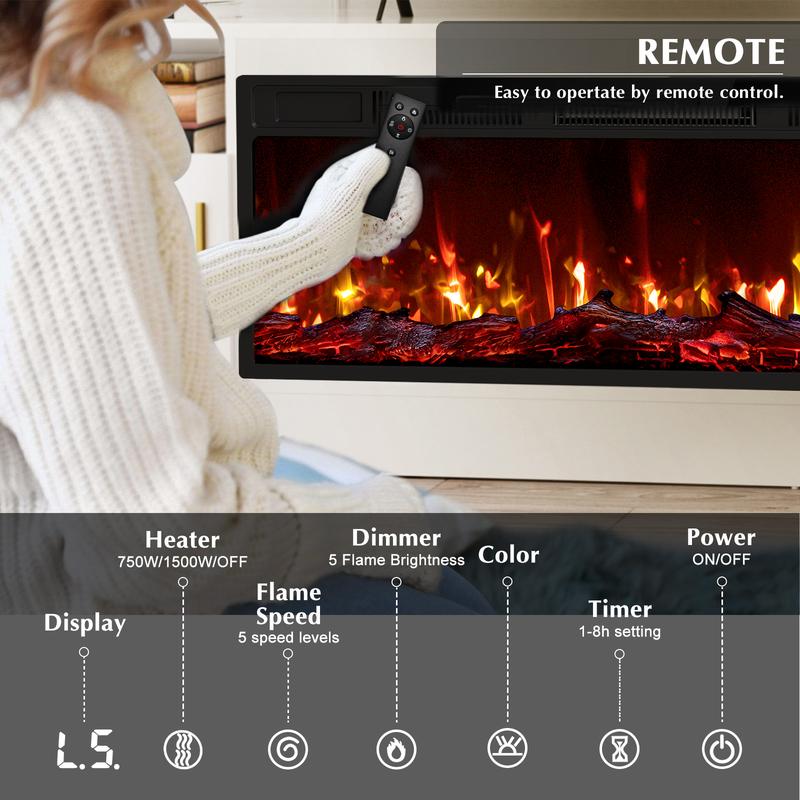 Clearance : Lumen Fireplace TV Stand