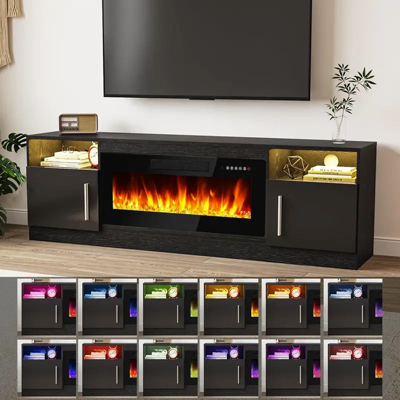 Clearance : Lumen Fireplace TV Stand