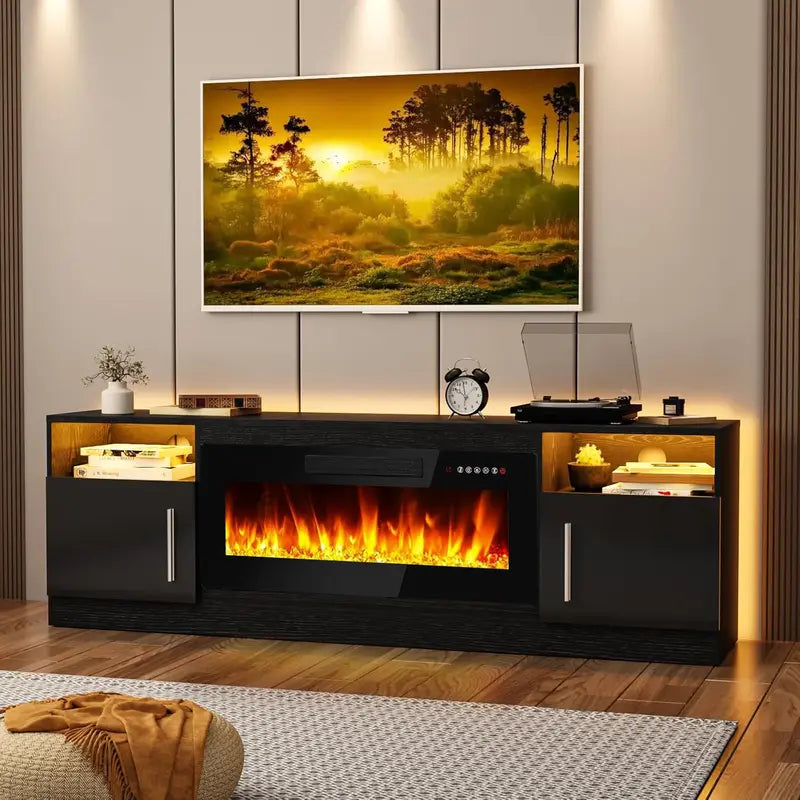 Clearance : Lumen Fireplace TV Stand