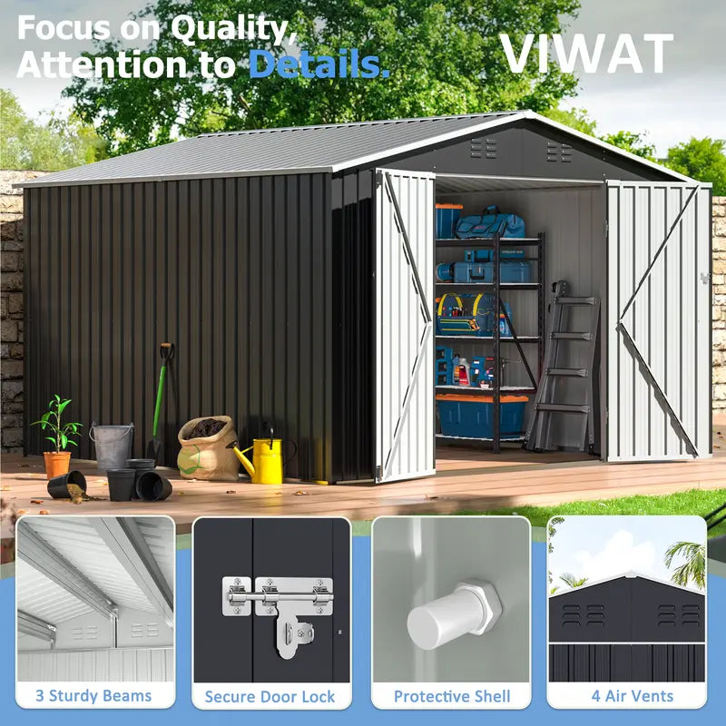 Lumen 12x14 FT Outdoor Storage Shed