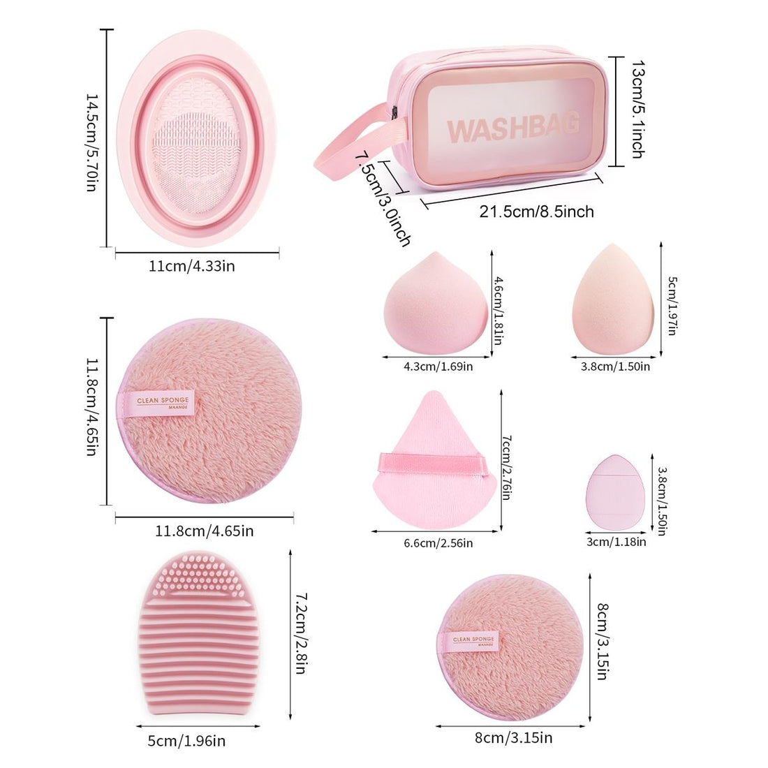 Lumen 49 PCS. Makeup Tool Set