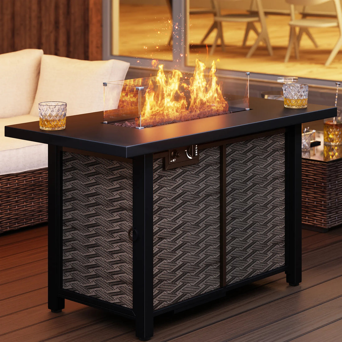Lumen Fire Pit Table