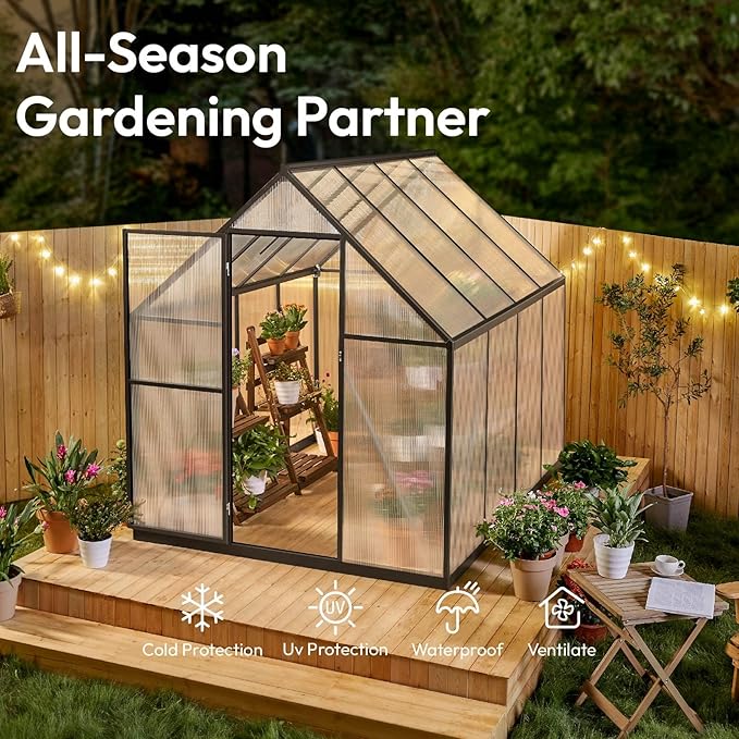 Lumen 6x7 Outdoor Greenhouse