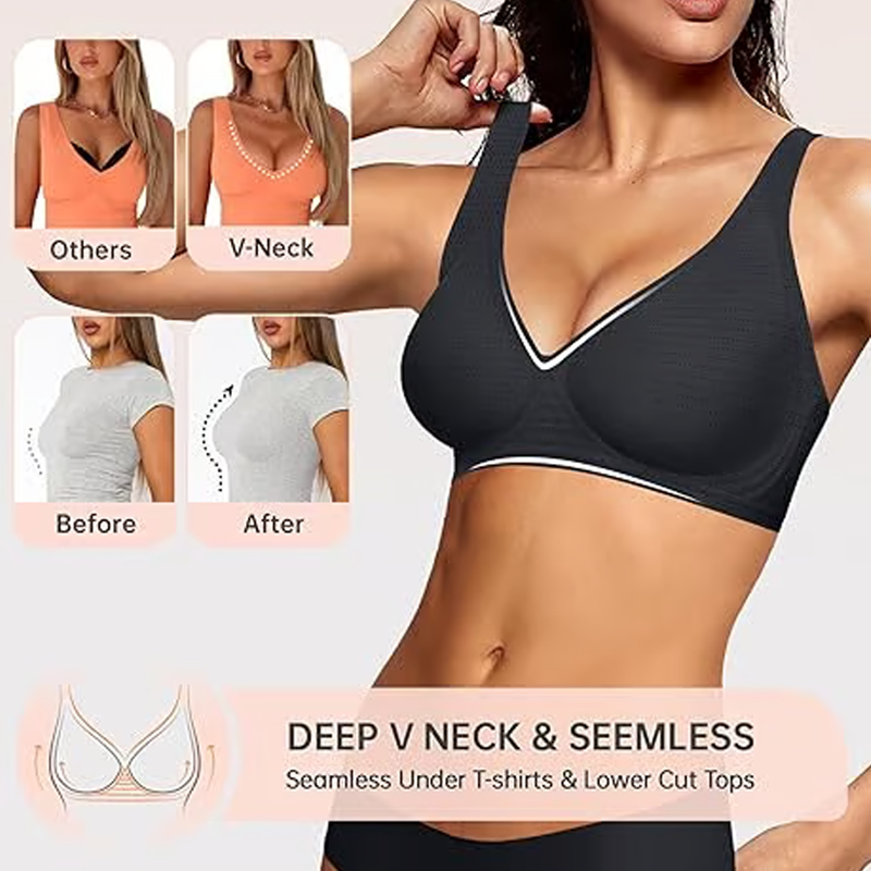 Lumen Wireless Push Up Bra
