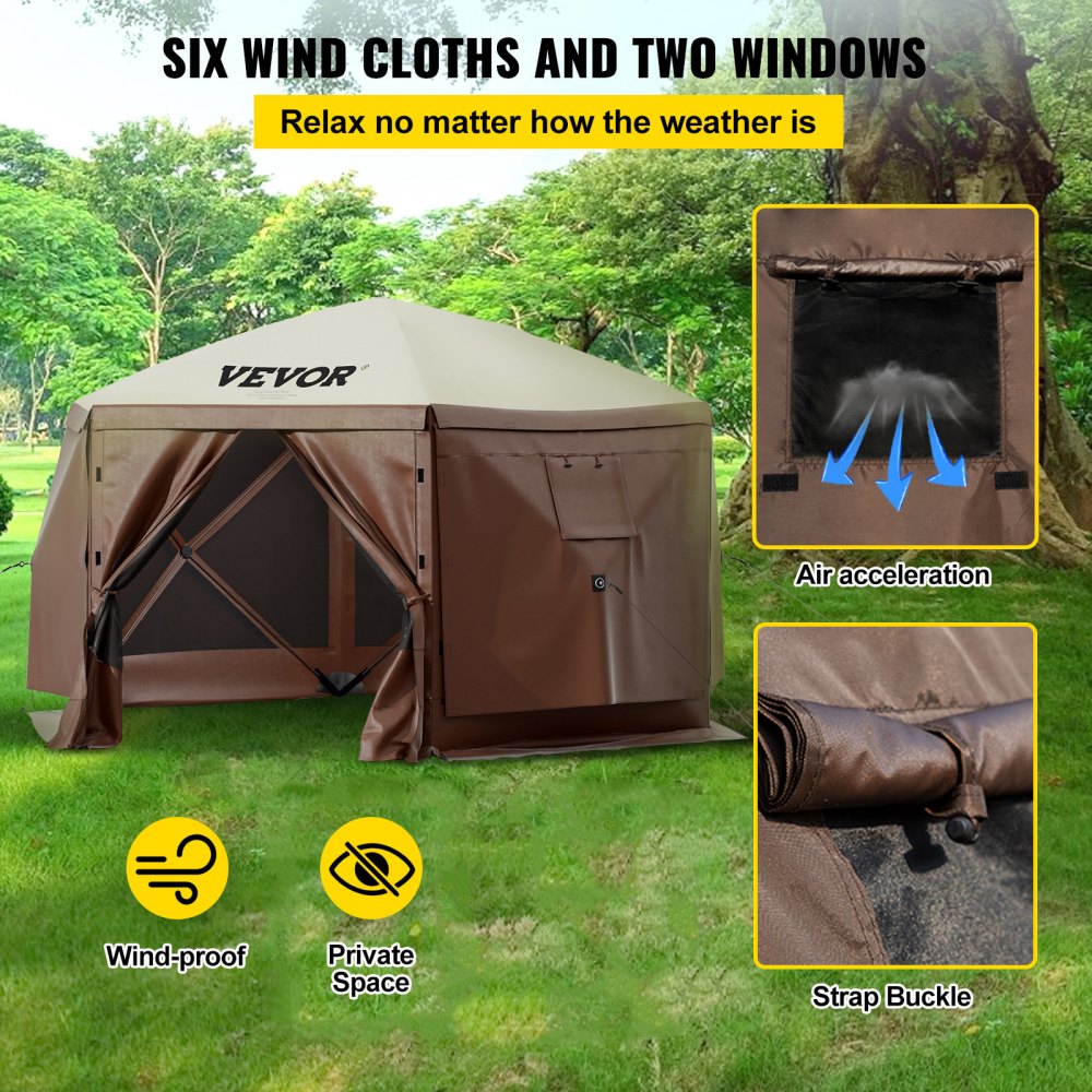 Lumen GazeboTent : 12x12ft Pop-Up Screen Tent