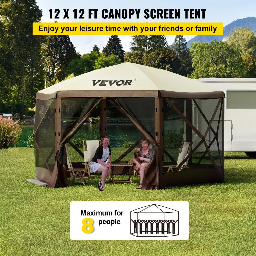 Lumen GazeboTent : 12x12ft Pop-Up Screen Tent