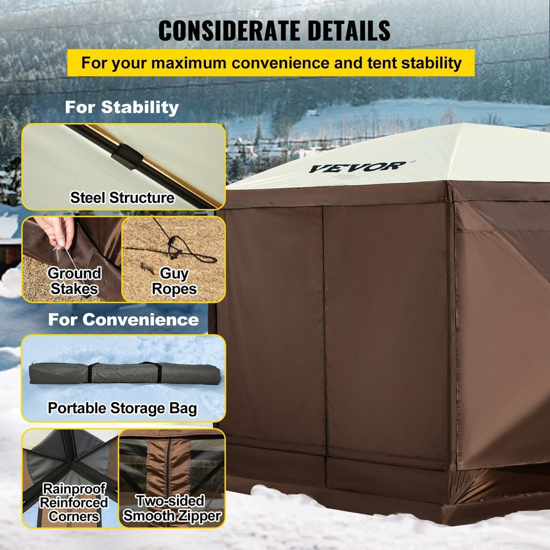 Lumen GazeboTent : 12x12ft Pop-Up Screen Tent