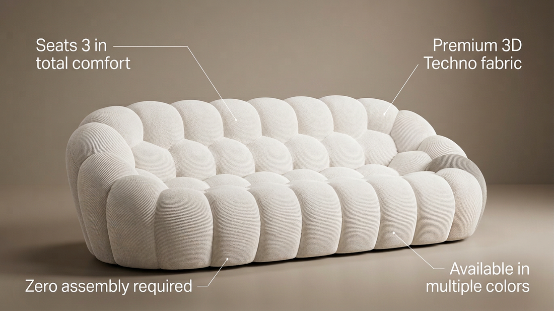 Lumen 3D Bubble Sofa 3 Seat