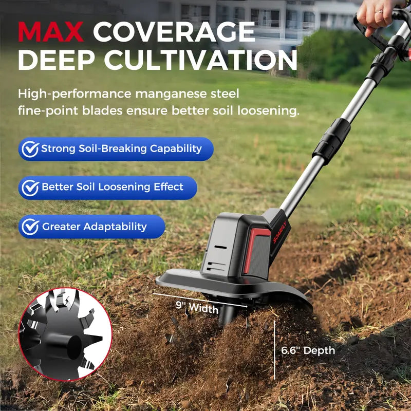 Lumen 20V Cordless Tiller