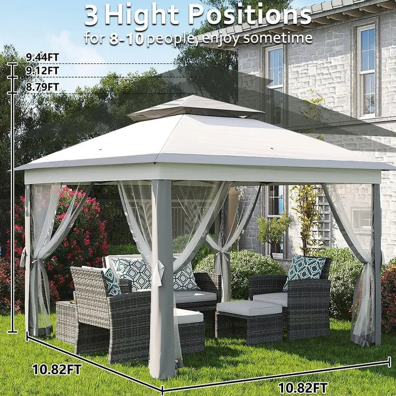 Lumen 11x11 Outdoor Gazebo