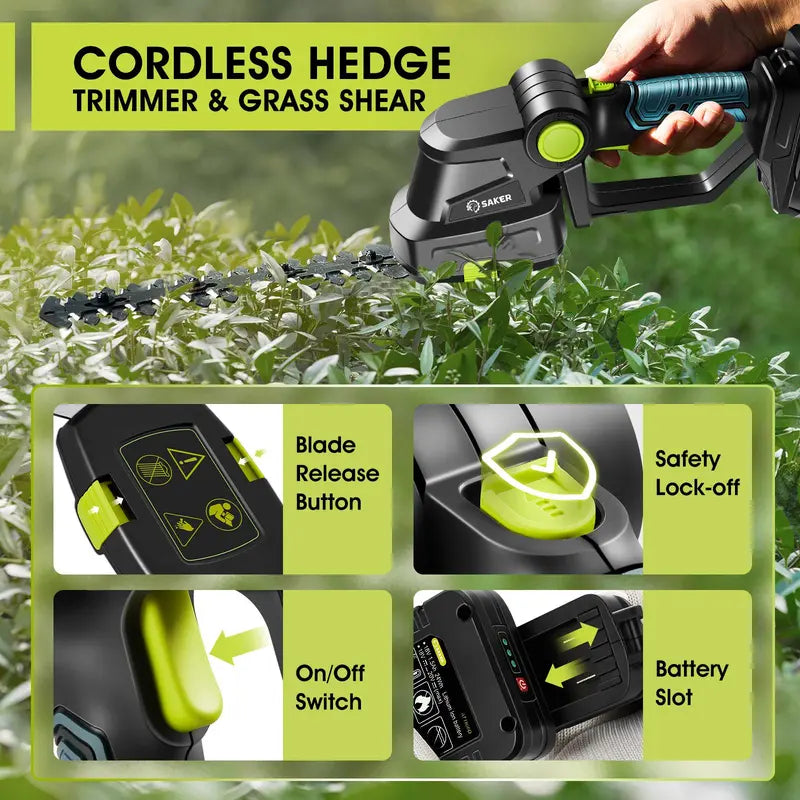 Lumen Saker Cordless Shrub Trimmer