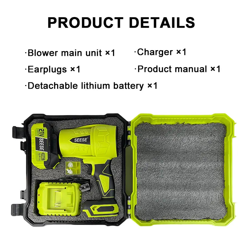 Cordless Turbo Jet Blower