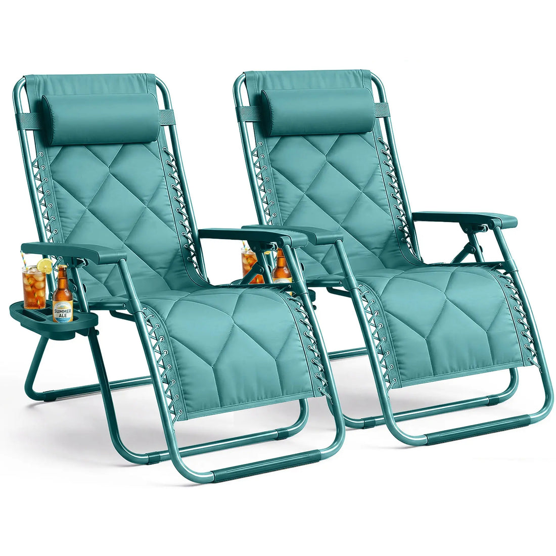 Set of 2 Heavy Zero Gravity Chair