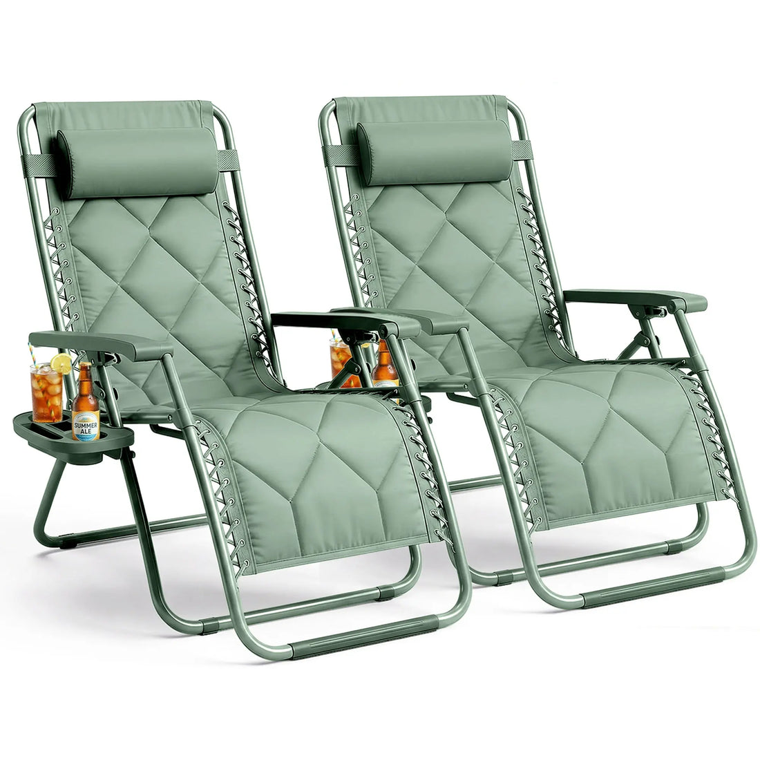 Set of 2 Heavy Zero Gravity Chair