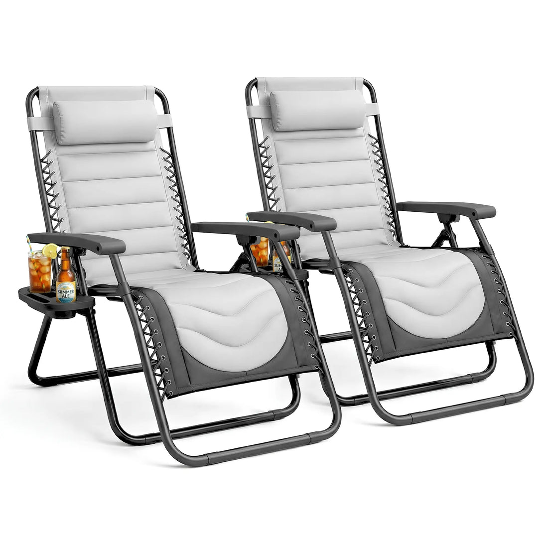 Set of 2 Heavy Zero Gravity Chair