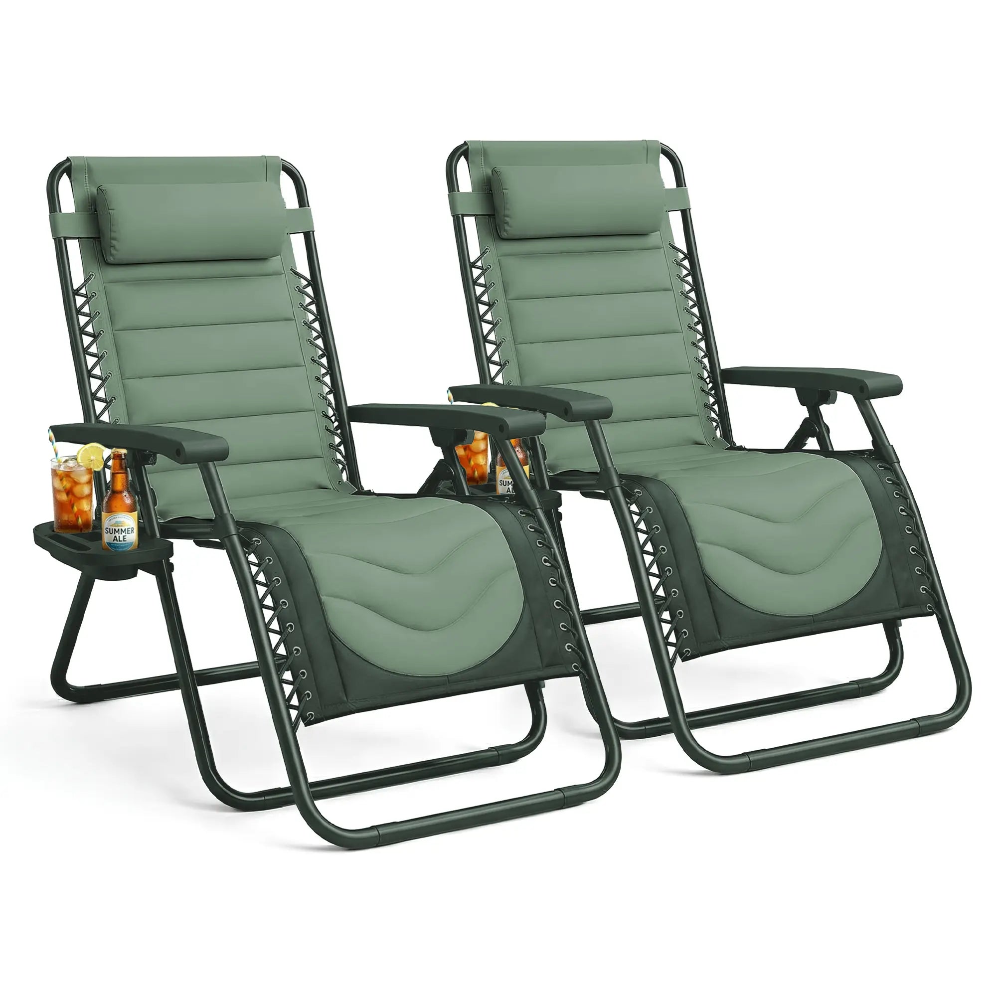 Set of 2 Heavy Zero Gravity Chair